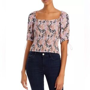 Free People | Back on Top Smocked Floral Top - Romantic - Boho Chic